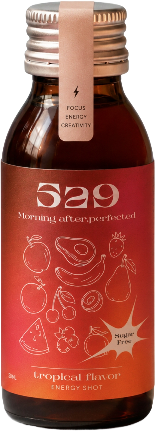 529 pregame wellness shot bottle